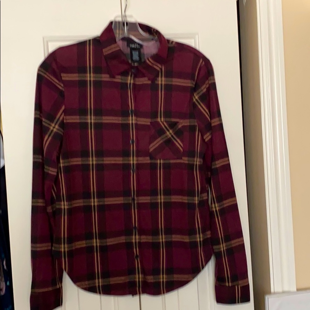 Rue 21 Plaid Shirt size M